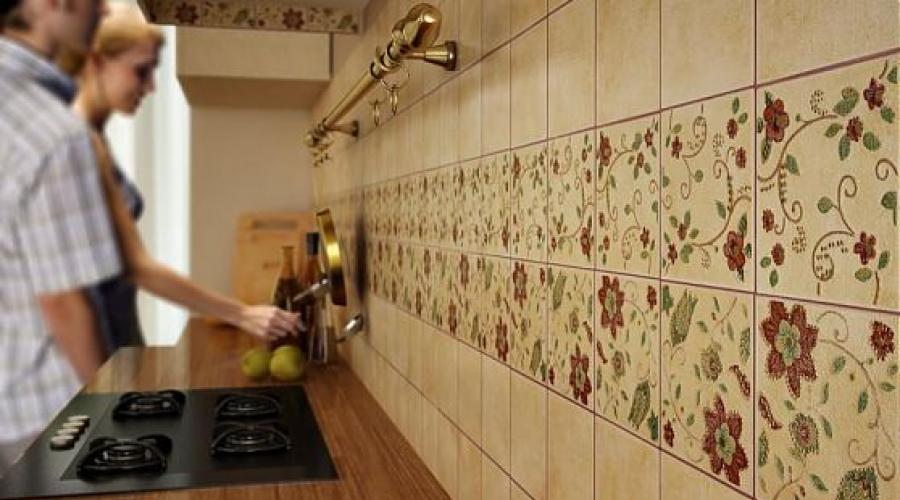 Укладка кафельной плитки кухне руками. Как класть кафель на кухне – советы эксперта. Размер и расчет количества плитки